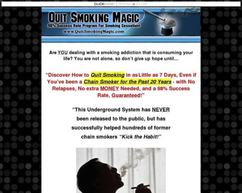 Quit Smoking Magic Official – Quit Smoking in Less than 7 Days